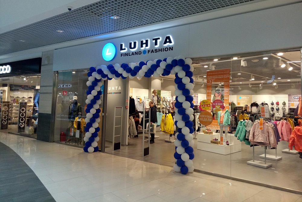 Магазин «LUHTA» - Установка противокражных систем, видеонаблюдение и СКУД