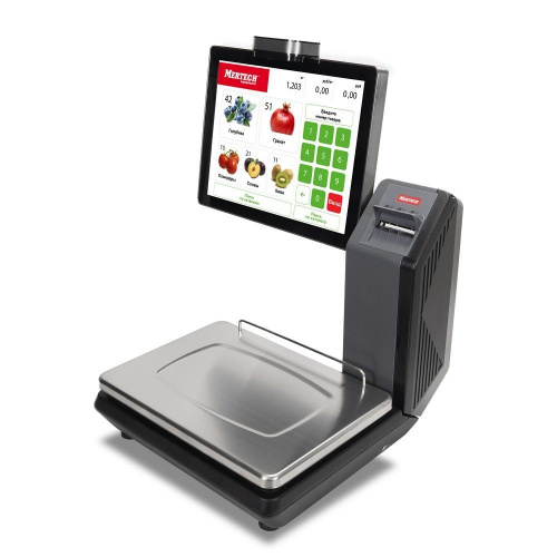 Весы M-ER 725 PM-15.2 (VISION-AI 15", USB, Ethernet, Wi-Fi) с печатью этикеток